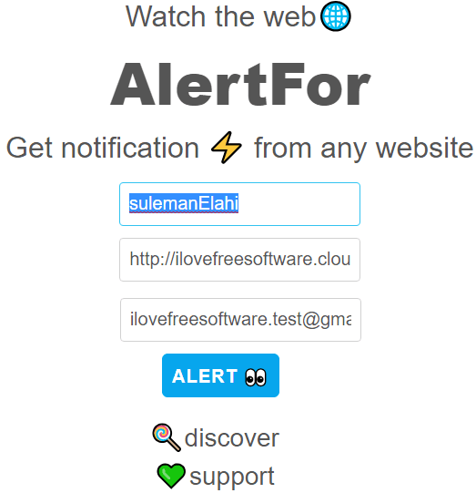 Monitor Website for Specific Keywords, Get Email Alerts Free