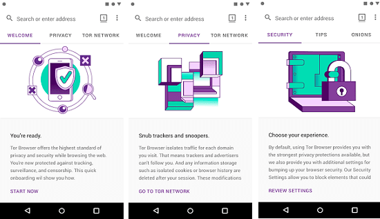 Tor browser android debut