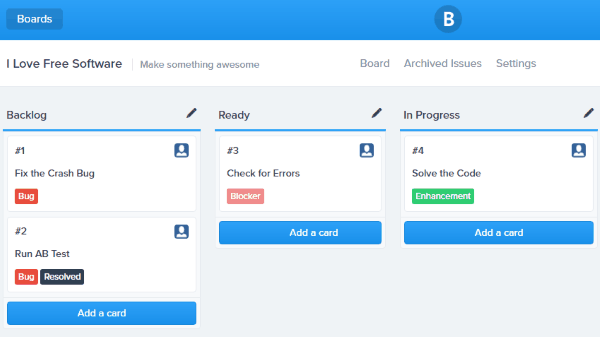 automatically sync bitbucket issues to boards and cards