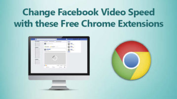 change facebook video speed chrome extensions
