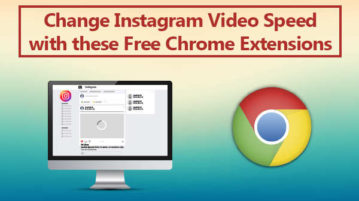 change instagram video speed chrome extensions
