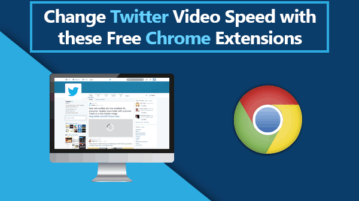 change twitter video speed chrome