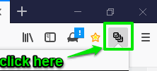 click add-on icon