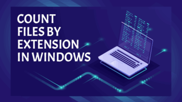 count files by extension in windows