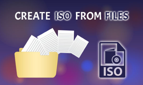 create iso from files