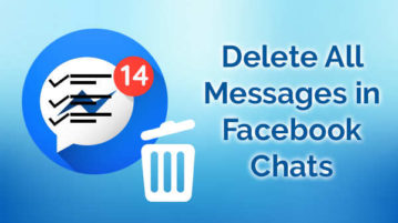 delete messages in facebook chats