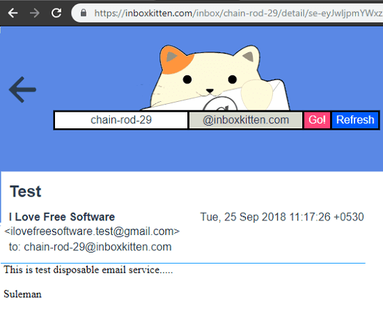 inboxkitten free temporary email id