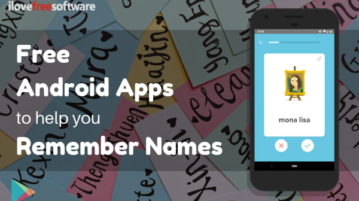 Learn How To Remember Names With These Free Android Apps