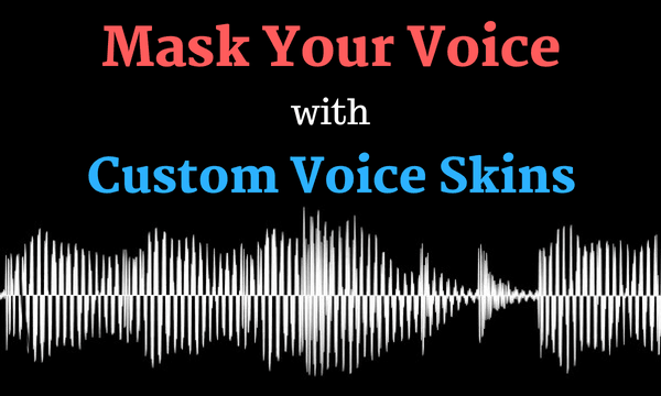 Custom voice. Hushme Voice Mask.