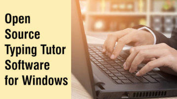 open source typing tutor software