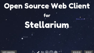 Free Open Source Web Client for Stellarium