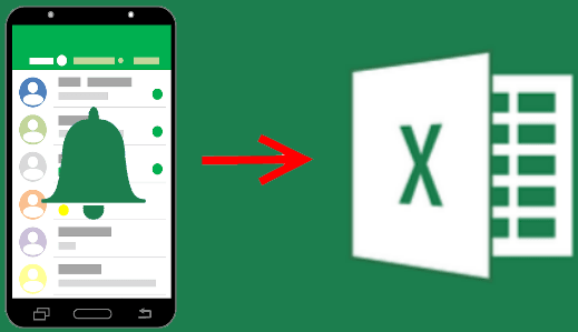 Export Android Notification History to Excel