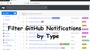 Filter GitHub Notifications by Type