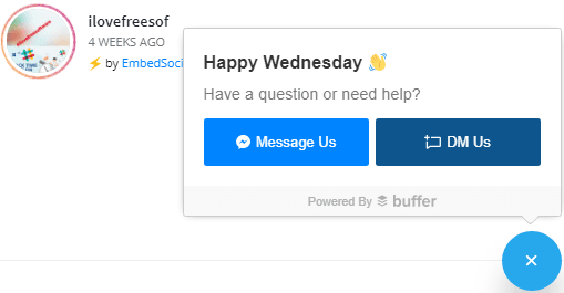 Free Chat Tool from Buffer to Integrate Facebook, Twitter Chat on Website