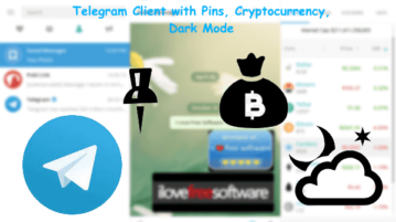 Free Telegram Desktop Client with 50 Pins, Cryptocurrency Prices, Dark Mode