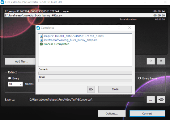 Free Video to JPG Converter