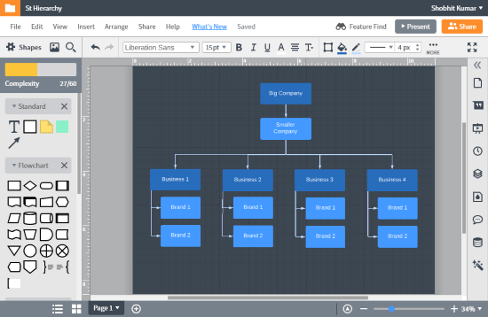 online hierarchy diagram maker 