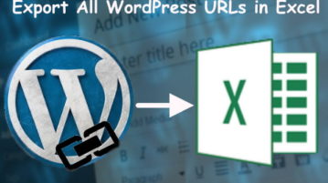 How to Export All WordPress URLs in Excel