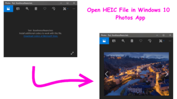 How to Open HEIC File in Windows 10 Photos App