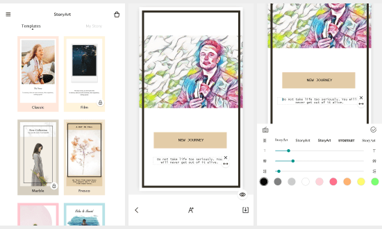 free Instagram story maker apps