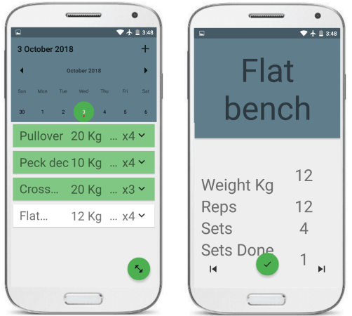 Minimal Workout Log