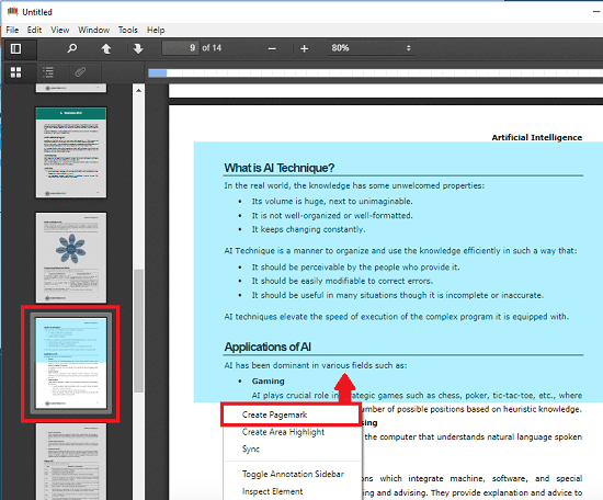 Polar pagemark for checking reading progress(1)