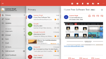 WunderMail windows 10 app for gmail