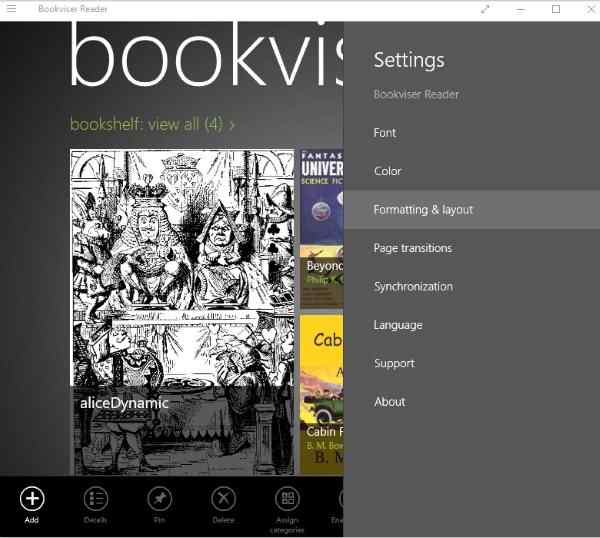 4 Free Windows 10 eBook Reader Apps with Support for EPUB, MOBI, PDF Files