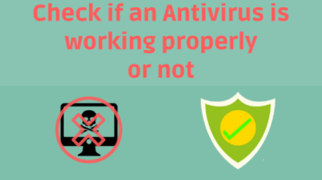 Check if Antivirus is Working Properly on Windows PC