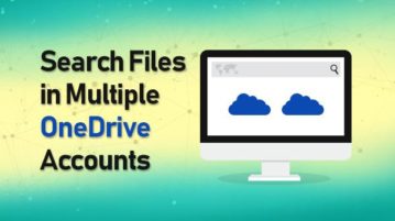 search files in multiple onedrive accounts