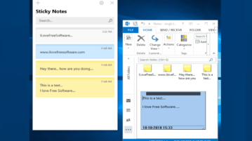 transfer windows 10 sticky notes to microsoft outlook