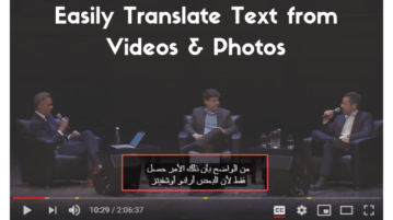 Translate Text From Videos, Photos With This Free Chrome Extension