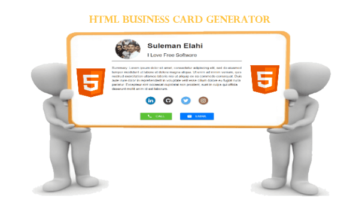 3 Free HTML Business Card Generator Websites