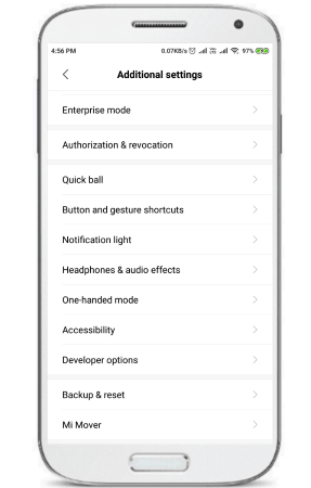 Developer Options Android