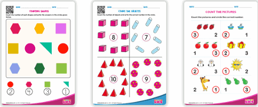 EDUBUZZKIDS counting worksheets