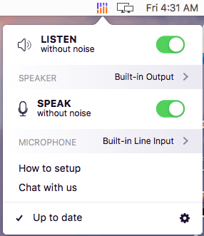 Free Background noise reduction app for MAC to Mute Noise During Calls