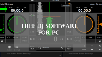 Free DJ Software for PC with Tablet Mode, Auto Mixing, iTunes Import