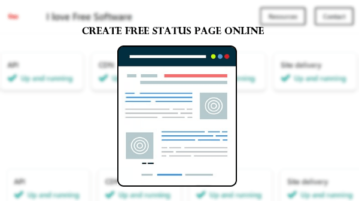 Free Status Page with These Online Status Page Services