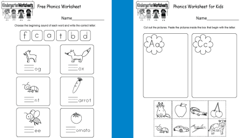 KindergartenWorksheets