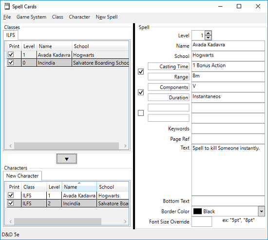 Spell Details