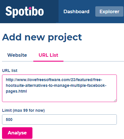 Spotibo add link