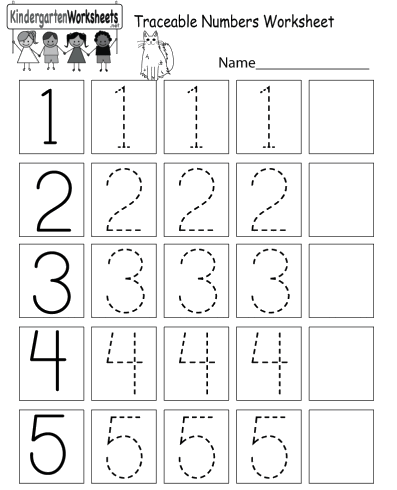 10 free printable kindergarten worksheets online