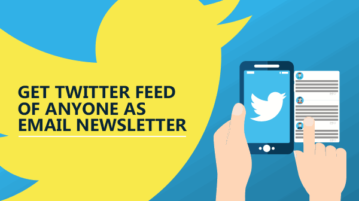 Twitter feed as a email newsletter