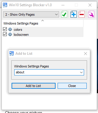 add pages to list