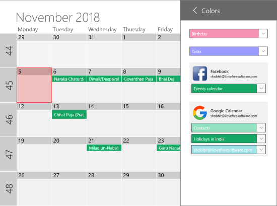 free Windows 10 calendar app with Outlook Calendar