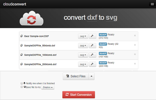 convert dxf to svg online free
