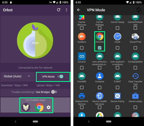 free VPN browser for Android