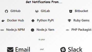 how to Get Email Alerts for New Releases from GitHub, GitLab, PyPI, Ruby Gems