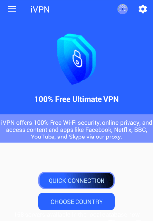 iVPNz Free Unlimited VPN App for Android