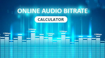 online audio bitrate calculators